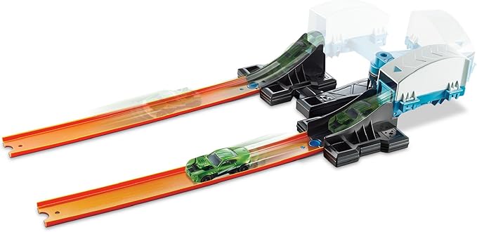 hot wheels track builder spin launch