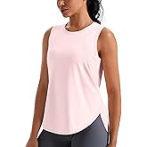 JOYSPELS Ice Silk Workout Tank Tops for Women Cool-Dry Sleeveless Loose Fit Yoga Shirts Athletic