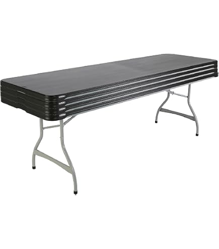 Amazon.com: Durable 8 Foot Lifetime Commercial Grade Folding Table
