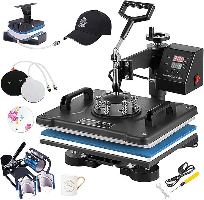 costway 6 in 1 heat press