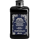 Davines Heart of Glass Silkening Shampoo, Enhancing Blue Shampoo for Blonde & Silver Hair - Gentle Cleanser with Jagua Blue Extract Balances Tones, Illuminates & Nourishes Weightlessly