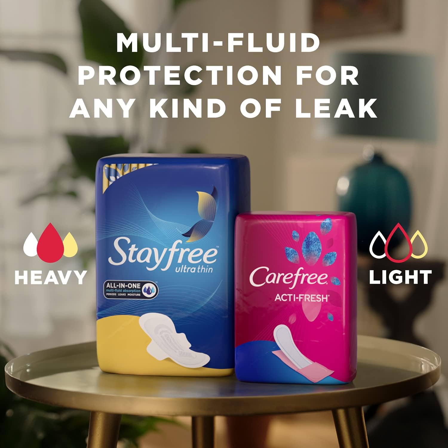 Carefree Body Shape Pant Liners, Regular, Multicolor Unscented 54 Count (Pack of 1): Health & Personal Care