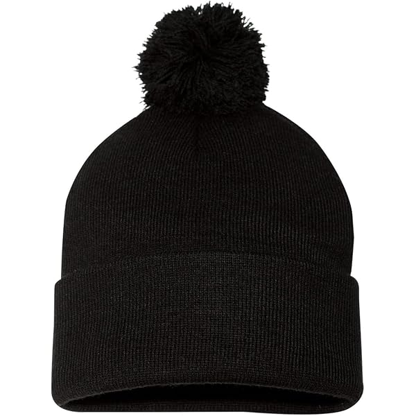 Adrienne Landau Sequin Beanie with Fox Fur Pom black Adrienne Landau | Accessories | Fox Fur Pompom Metallic  main image 4