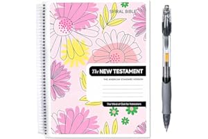 GKOPLUS Spiral Bible: A 52-Week "The Bible in a Year" Study Through God's Word - Spiral bound Notebook Bible and Daily Reading Magazine for Women's Spiritual Growth