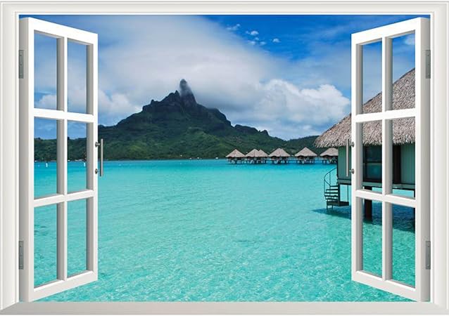 Download Art deco murale plage For Free