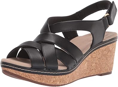 amazon clarks wedge sandals