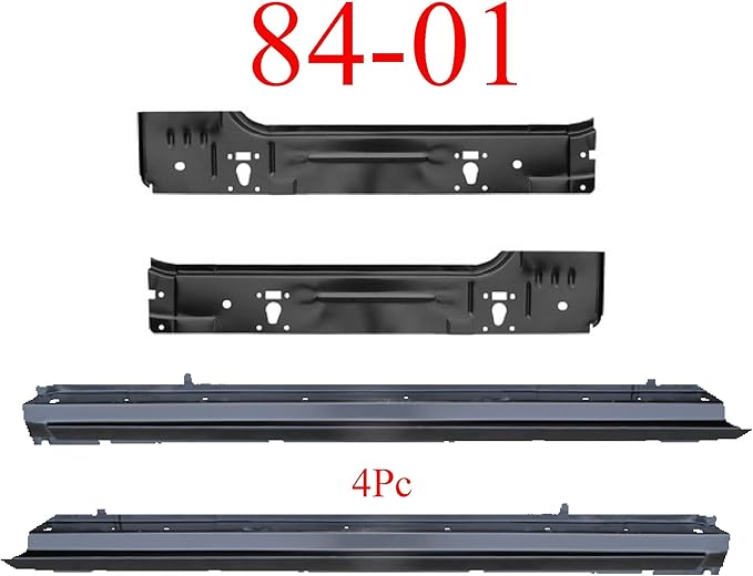 8401 Jeep Cherokee 4Pc Inner & Outer Rocker Panel Kit, Rocker Panels