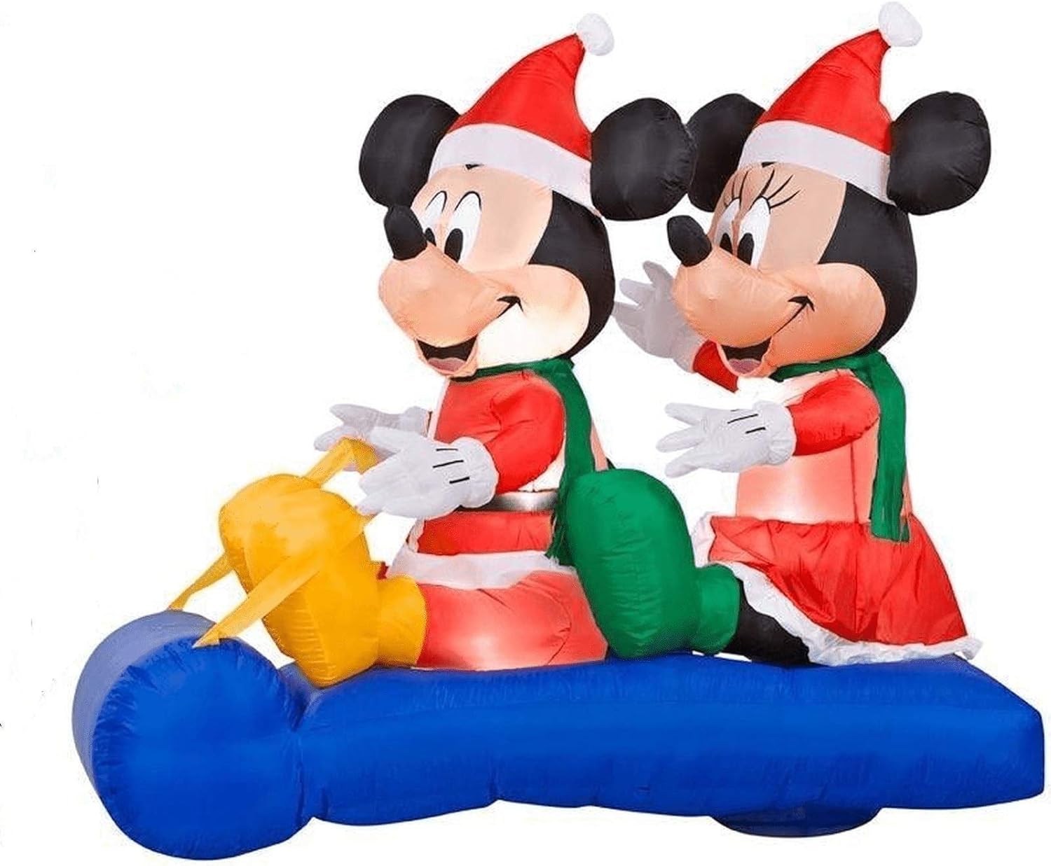 Best Mickey And Minnie Lighted Car Garden Statue
