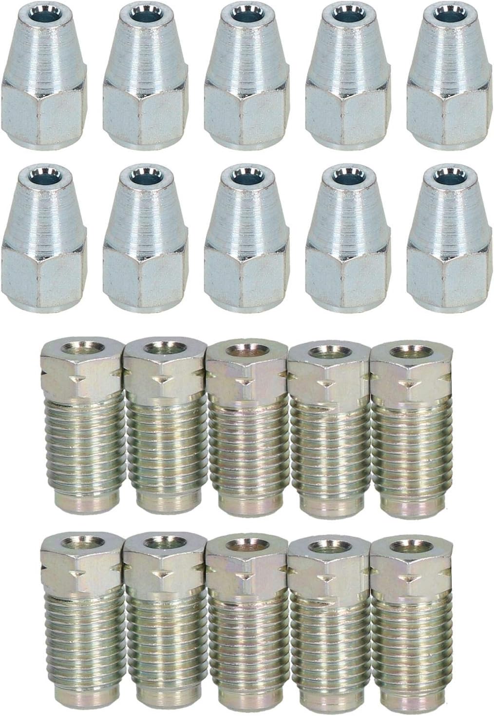 AB Tools 7/16" x 20 UNF Male and Female Steel Brake Pipe