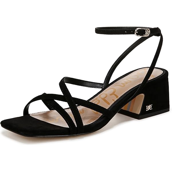Amazon.com | Sam Edelman Women's Cressa Heeled Sandal, Black