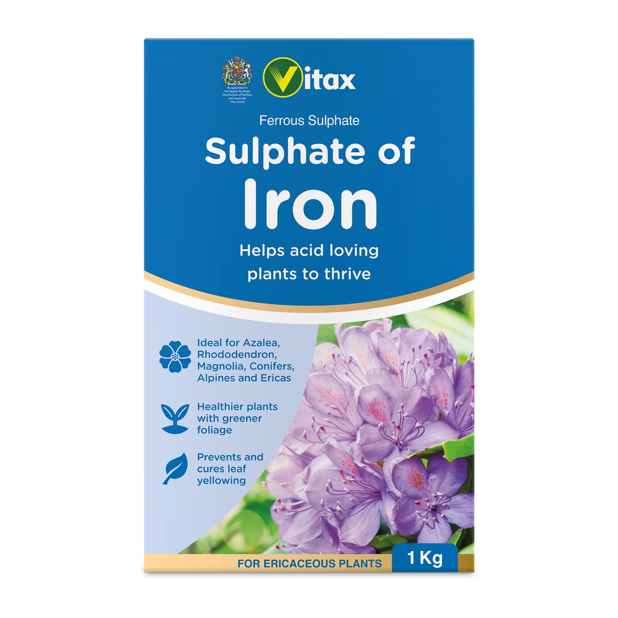 Vitax Sulphate of Iron Fertiliser,1kg