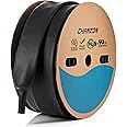 Chanzon 3:1 Ratio - 80Ft Roll - 1-1/4inch (30mm) Black Heat Shrink Tubing - Marine Grade, Waterproof, Dual Wall Adhesive Tubes 1pcs