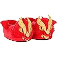 Dungeons & Dragons Dragon Slippers Cosplay Footwear with Fire, Teeth, and Anti-Slip Soles