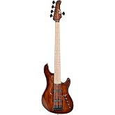 Cort GBFUSION5ABB GB Fusion 5 5-String Bass Guitar Antique Brown Burst