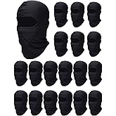 Loopeer 18 Pcs Balaclava Ski Mask for Men Full Face Cover Shiesty Mask Summer UV Protection Motorcycle Outdoor Sports Mask