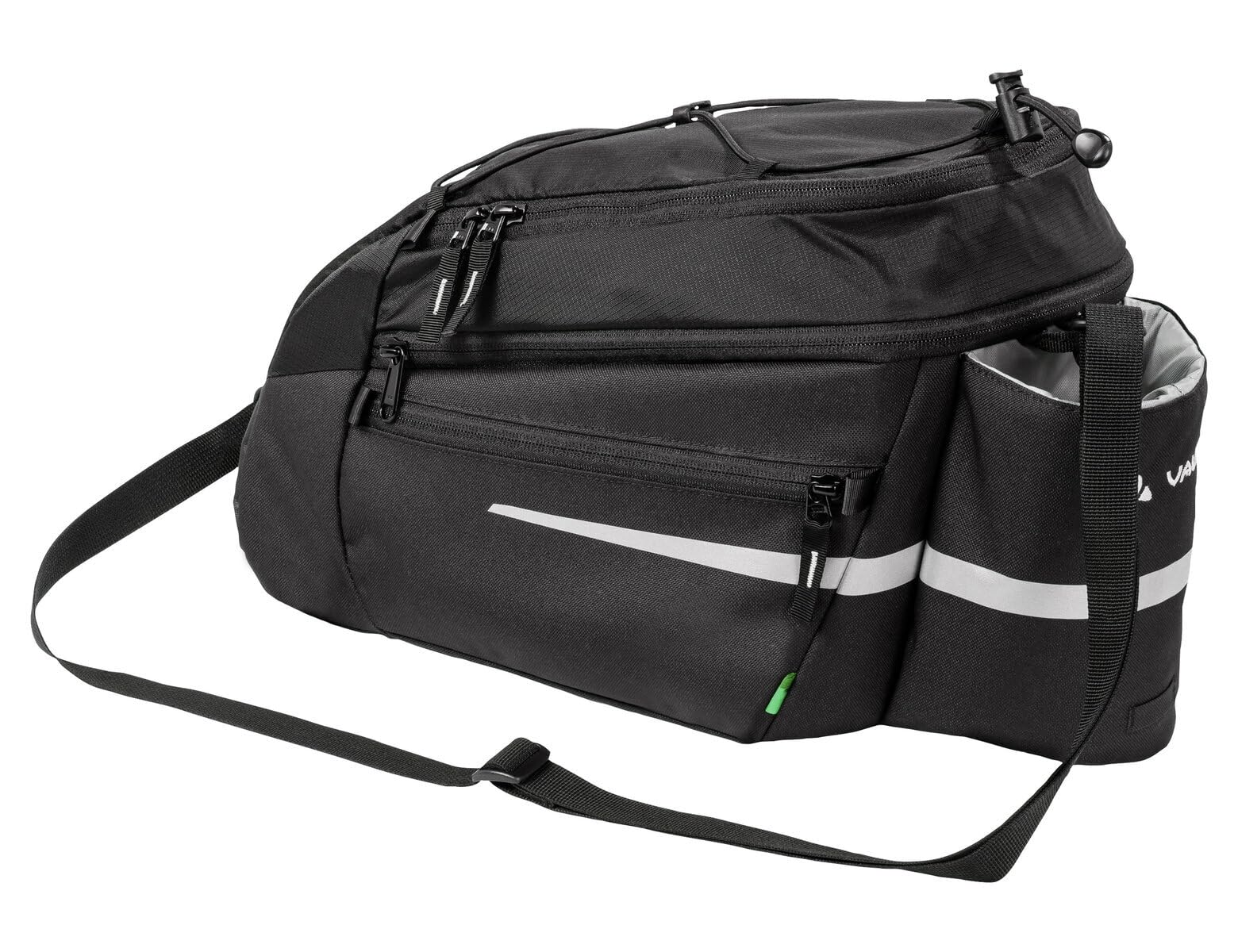 Vaude Silkroad L Snap-It 127050100 Bike Bag, Black, One-size, Black