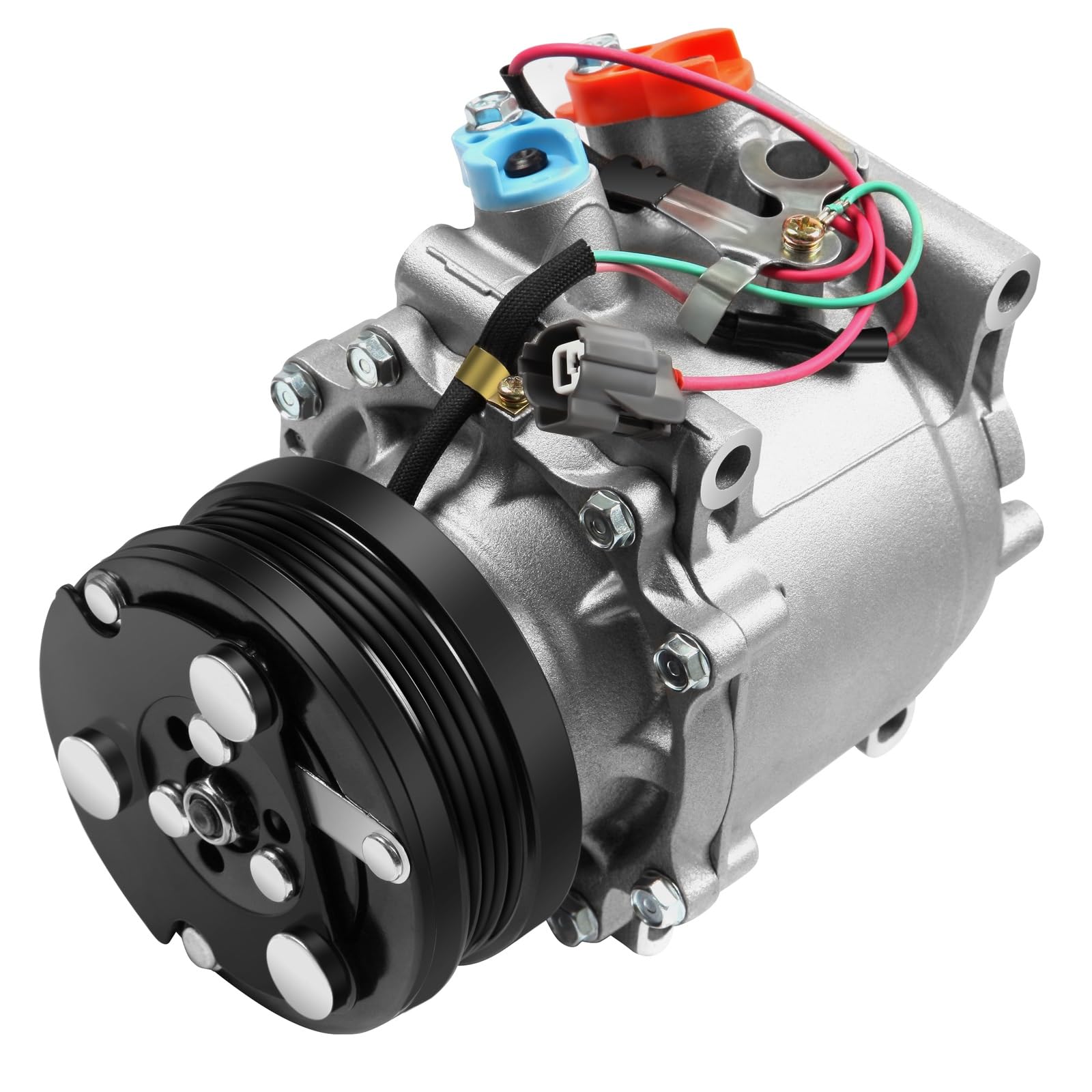 Photo 1 of cciyu Air Conditioning Compressor Replacement for Honda Civic CR-V 1.5L 1994-2001 Replaces AC Compressor for Car 4 Grooves TRS090