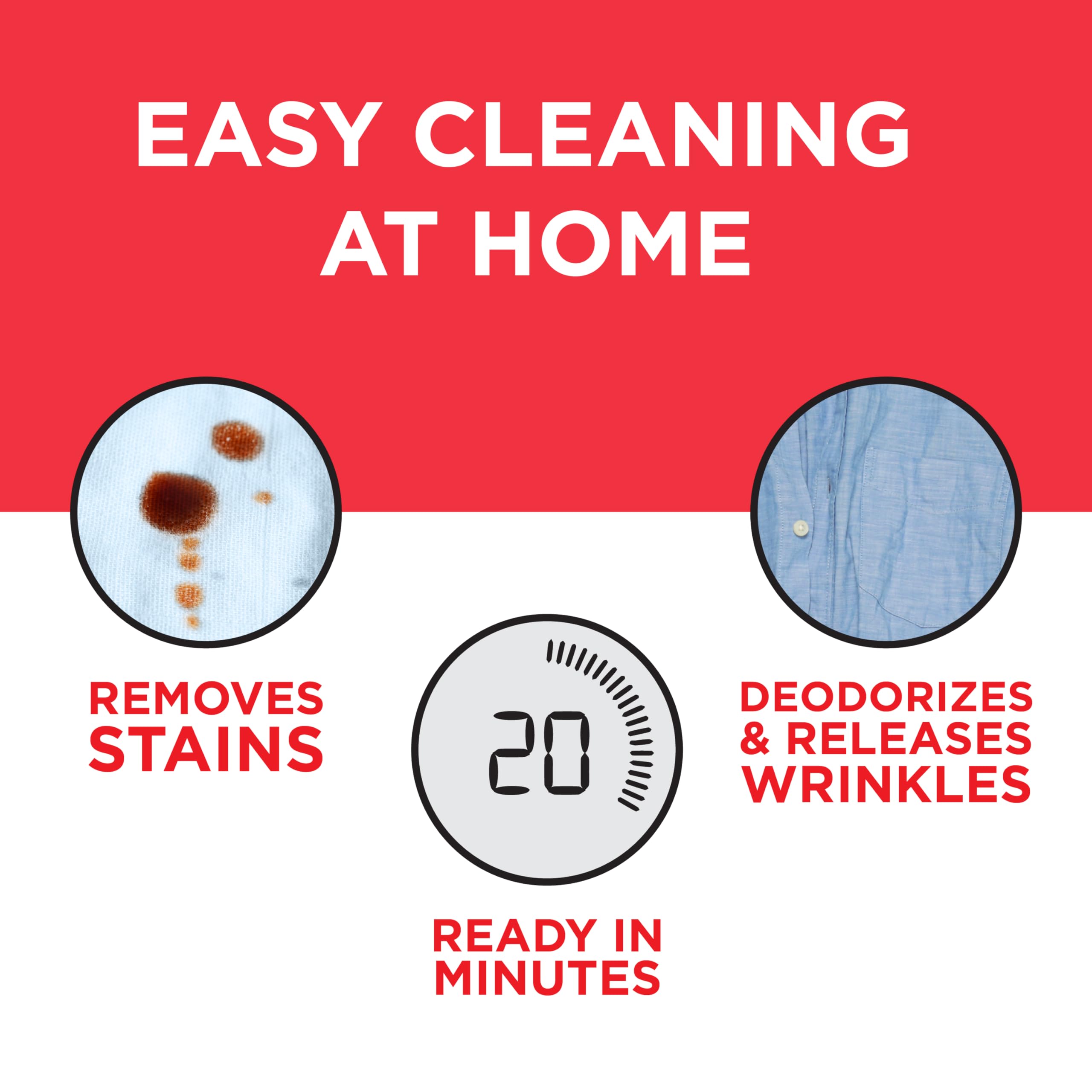 dryel At-Home Dry Cleaner Starter Kit with Wrinkle Release Spray, New and Improved, Gentle Laundry Care for Special Fabrics and Dry-Clean-Only Clothes, 8 Loads with On-the-Go Stain Remover