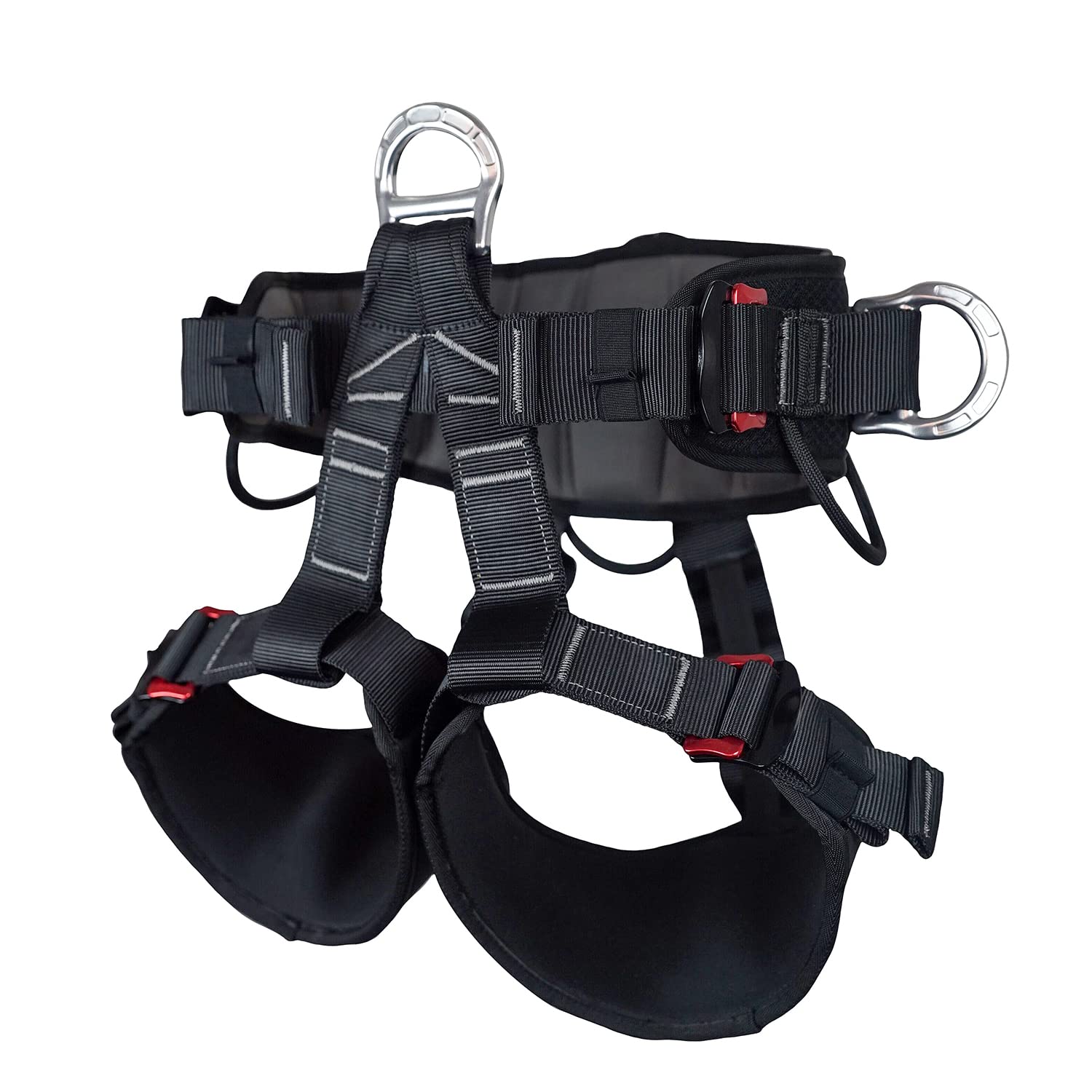 Photo 1 of SOB Tree Climbing Harness, Adjustable Thickness Widen Protecta Safety Harness, Half Body Harnesses for Rock Climbing Rescuing Work Fire Rescuing Caving