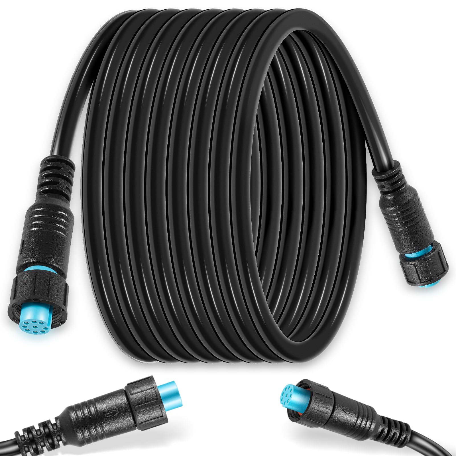 Photo 1 of 010-12528-01 Marine Network Cable with Small Connector Replaces for Garmin BlueNet Network Cable (20ft, Waterproof)