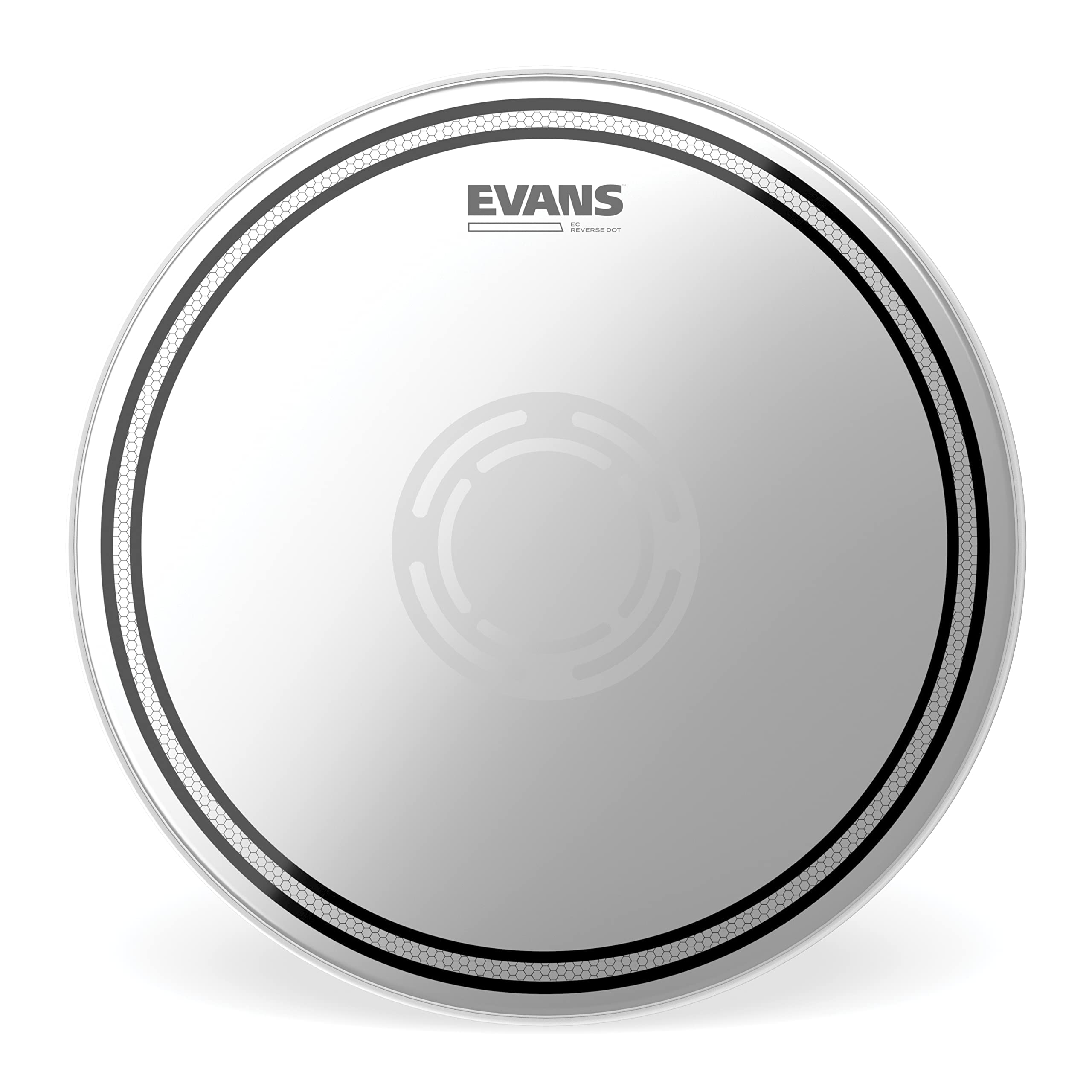 Evans EC Reverse Dot Coated Snare Drum Heads - 10 Inch - Frost Coated for Durability - Made with 7mil Top Ply & 10mil Bottom Ply - Added 3mil Reverse Dot for Durability, Focus, Attack