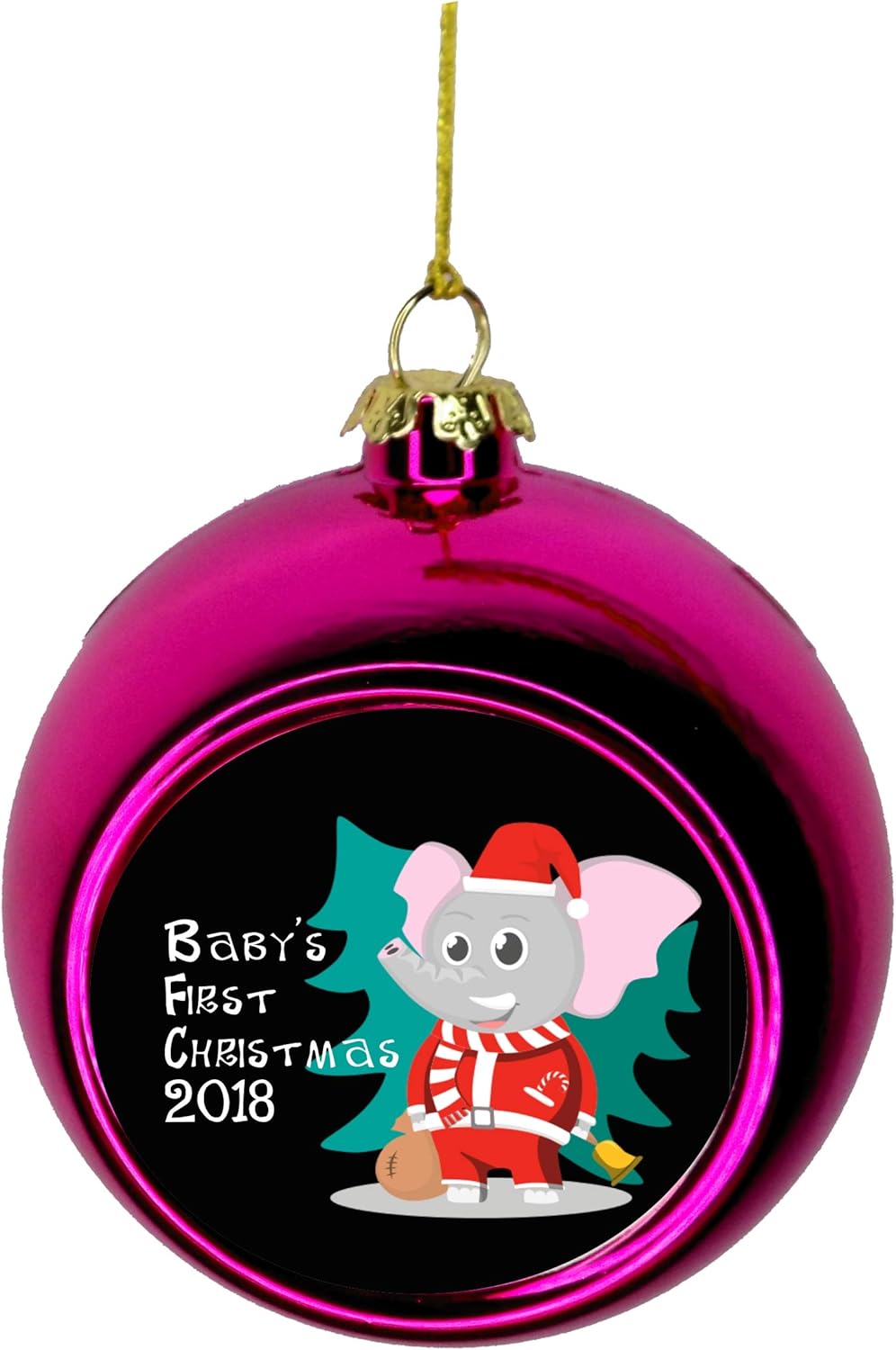 baby's first christmas bauble 2018