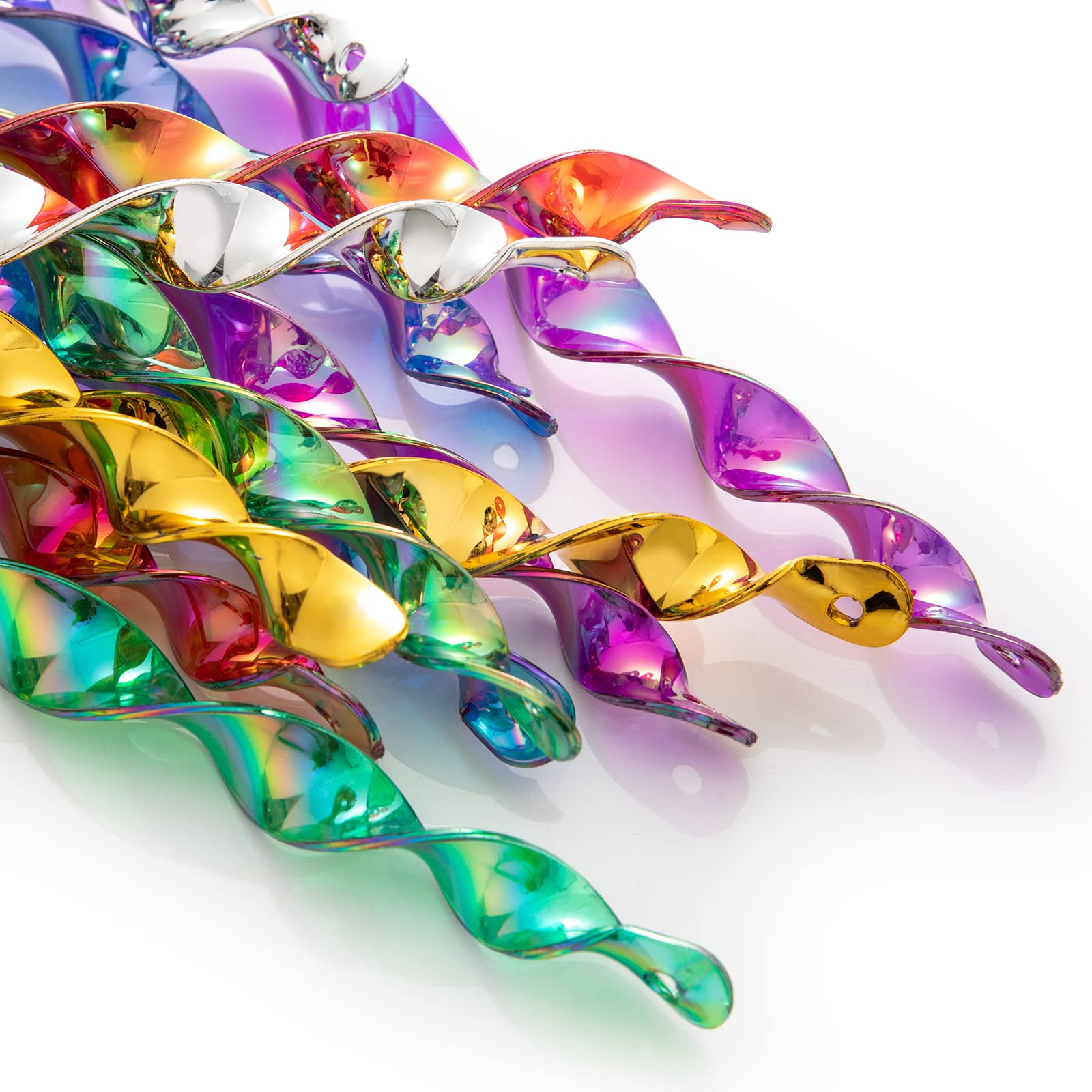 OFFO Reflective Bird Deterrent Rods 30cm,6 color Reflective Bird Repellent Device Outdoor Bird Scarer to Keep Pigeon and Woodpecker Away from Garden or Yard 6 Pcs