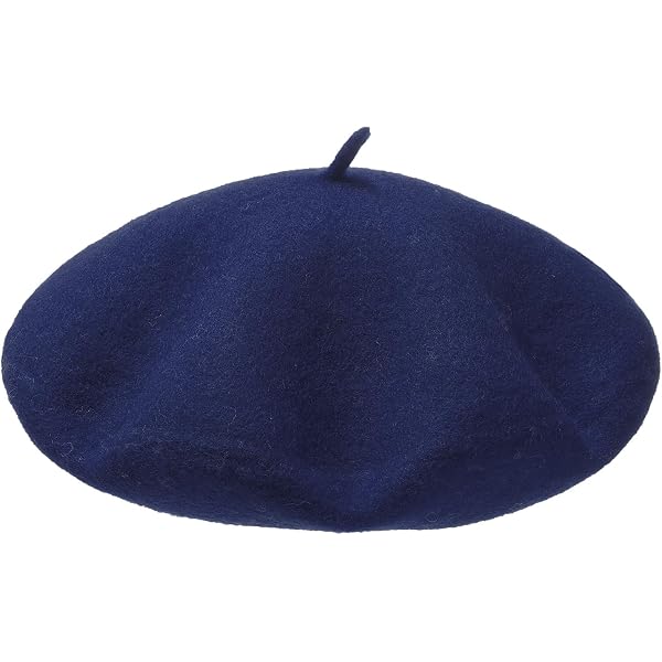 5167 Women Girls Wool Beret Hat Solid Color French Pumpkin Artist Beret Cap Cotton French Beret - Pumpkin main image 3