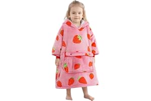 Narecte Kids Hoodie Blanket Birthday Gifts for Girls Year Old Girl Toddler Wearable Blanket Hoodie Kids Oversized Ideas Teen