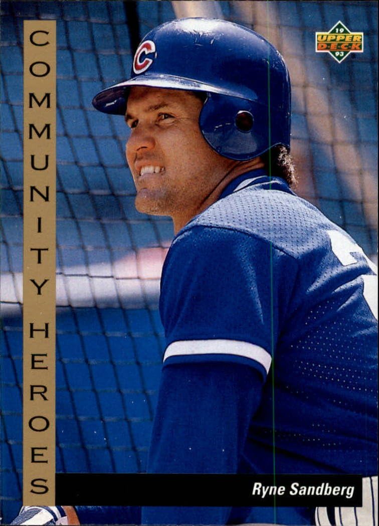 1993 Upper Deck Baseball Card 38 Ryne Sandberg