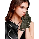 FIORETTO Womens Genuine Leather Driving Gloves Unlined Touchscreen Sheepskin Gloves Thin for Ladies W190415