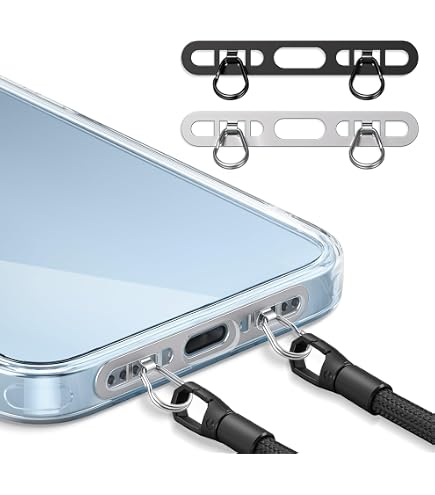 Amazon.com: ZXZone iPhone Hang 2 Way Metal Phone Tether Tab