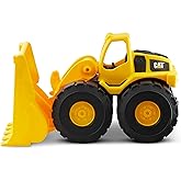 CAT Construction Toys, 15" Front Loader Construction Toy, Ages 2+, Sturdy Plastic, No Batteries Required, Tough Rigs Series