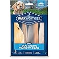 Barkworthies Puppy Variety Pack - 5 Count (Pack of 1) - Protein-Rich, All-Natural, Easily Digestible, Rawhide Alternative, Promotes Dental Health