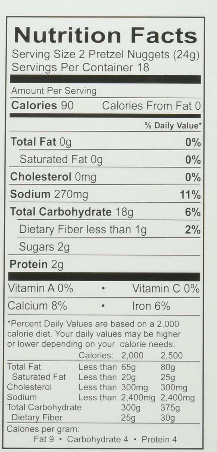 Pretzel Maker Nutrition Facts Blog Dandk