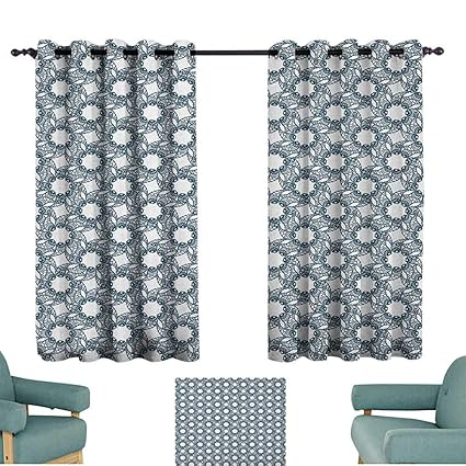 Amazon Com Geometric Kitchen Curtains Floral Patterned Vintage