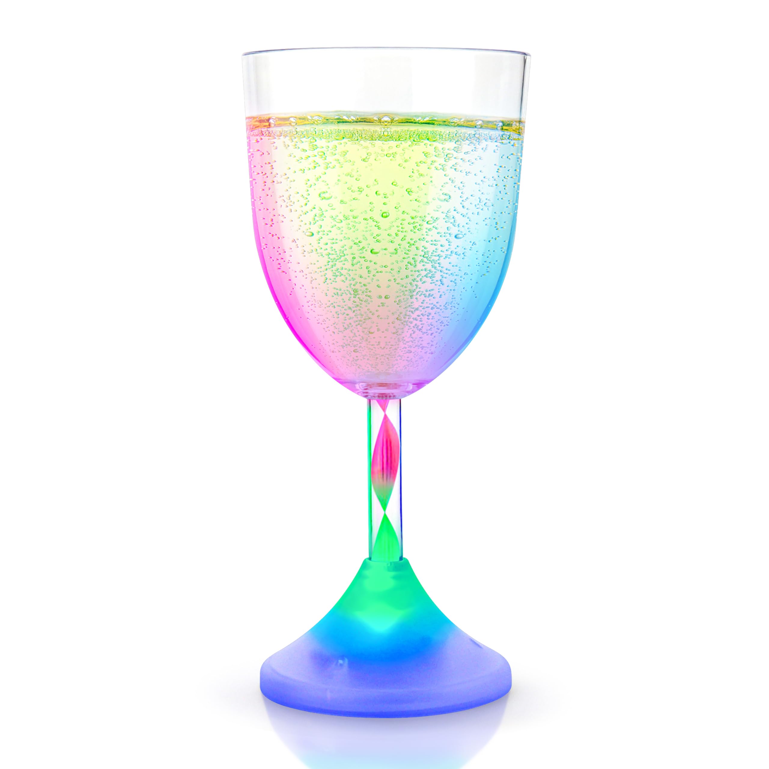 Flashing Wine Glass - Colour Changing Premium Wine Glasses - The Glowhouse