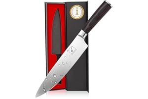 imarku Japanese Chef Knife - Sharp Kitchen Knife 8 Inch Chef's Knives HC Steel Paring Knife, Unique Gifts for Men and Women, 