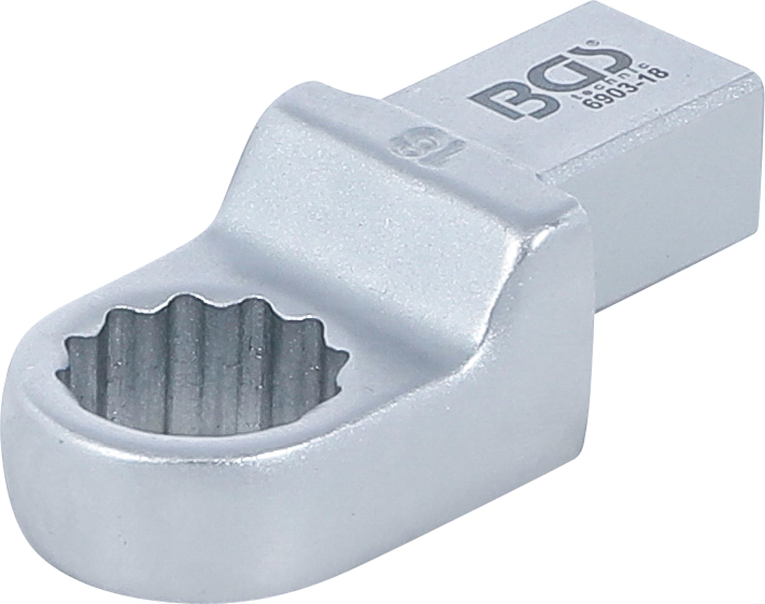 BGS 6903-18 | Push Fit Ring Spanner | 18 mm | Square Size 14 x 18 mm