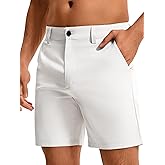 Dababell Men's Golf Shorts 7 Inch Inseam, Quick Dry Stretch, Flat Front with 5 Pockets, Lightweight Casual Work Shorts 30