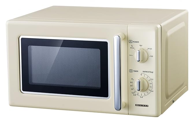 Classico Microondas Retro Diseño Crema de colores con 5 ...