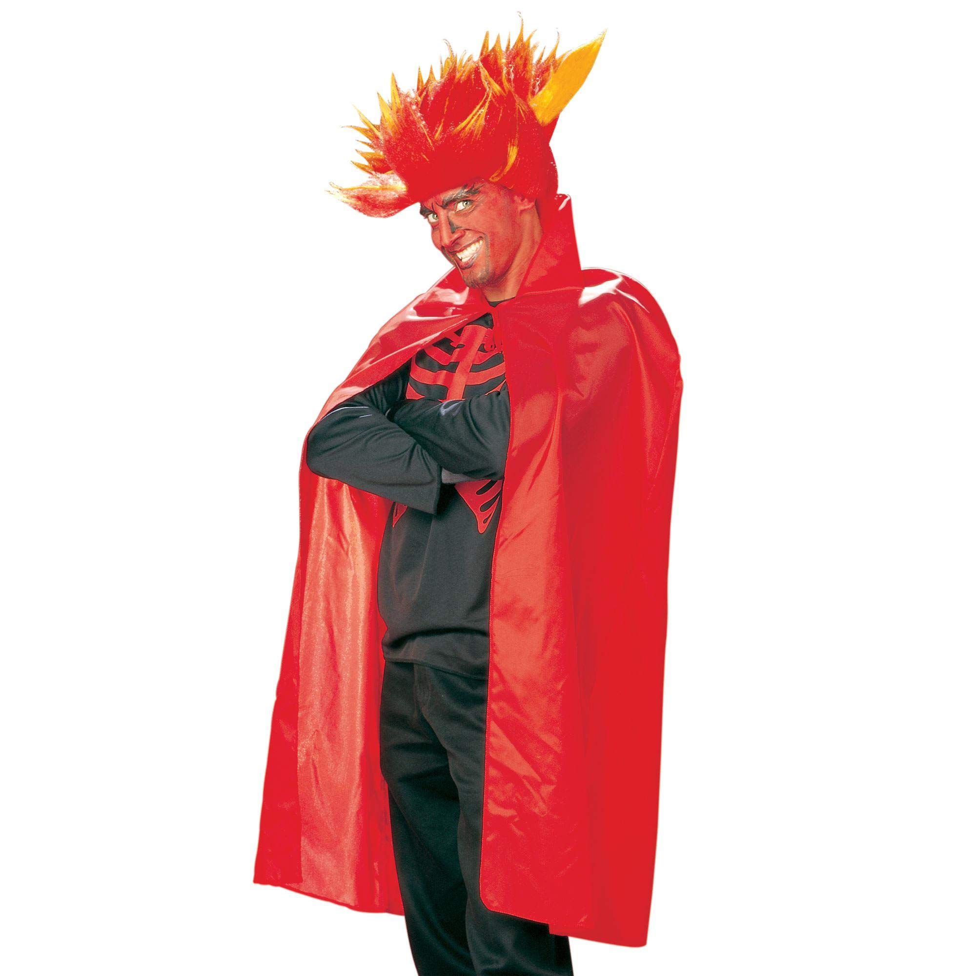 Cape 115cm Red Accessory for Superhero Super Hero Fancy Dress