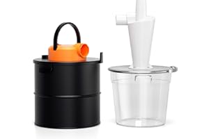 WIZMAKER CNC Vacuum Cleaner with Dust Boot and Secondary Separation Bucket CNC Router Milling Machine Dust Collector, Support