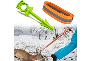 KNINE OUTDOORS Field Dressing Kit with Deer Drag Harness and Butt-Out Tool, Hunting Accessories for Men, Deer Hunting Gear, Big Game Dressing Tool, Heavy Duty Deer Drag Strap