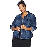 dollhouse womens Dark Plus Denim Jacket