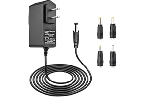 Moroxi 5V Charger Replacement for Record Player Power Cord 5V 1A 2A Charger VSC-550BT Vintage 3-Speed VSC-580BT VSC-400SB Vintage 3-Speed Power Cord 1.5M/5FT