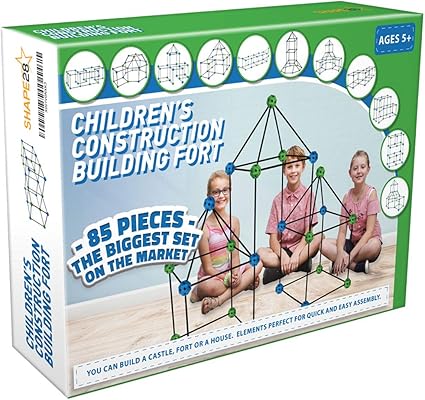 construction fort building toy set