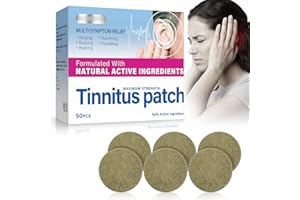 CENNYO Tinnitus Relief for Ringing Ears, 50 PCS Tinnitus Relief Patch, Natural Ear Ringing Support, Effective Reducing Ear Noise & Discomfort, Gentle& Safe Ingredients, Portable and Convenient, Day & Night