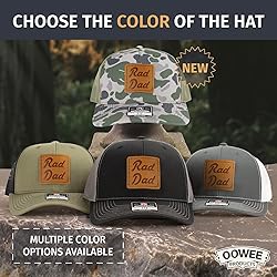 OOWEE Leather Patch Hat - Rad Dad | Richardson 112