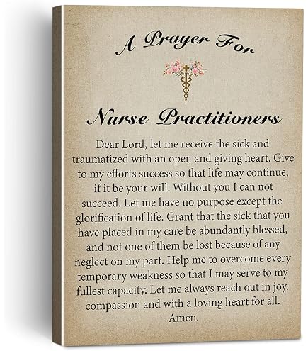 Poster Master Poster Con Giuramento Dell'Infermiere - The Nightingale Pledge, 28x35 Cm, Stampa Senza Cornice, Regalo Per Infermieri E Studenti